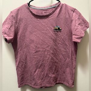 Patagonia Mauve Tee with Logo